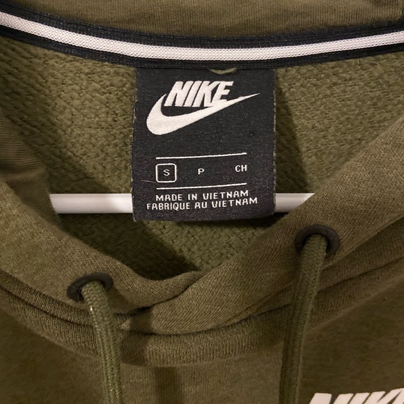 Army Green Nike Sweatshirt/Hoodie - Picture 3 of 9